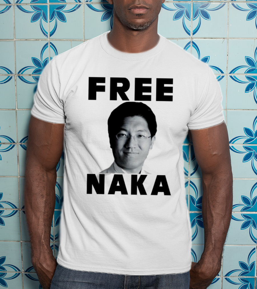 FREE NAKA Black White Pixelated T-Shirt