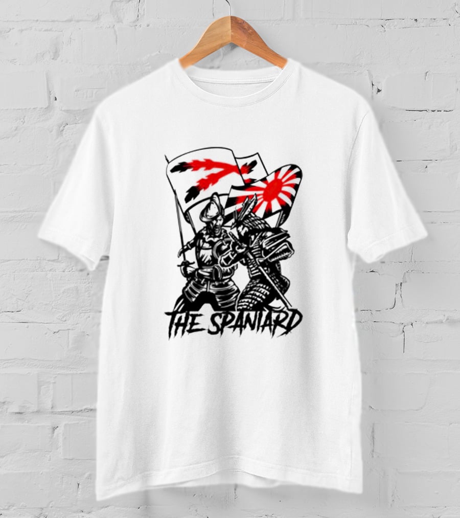 The Spaniard Knight With Dual Red Flags T-Shirt