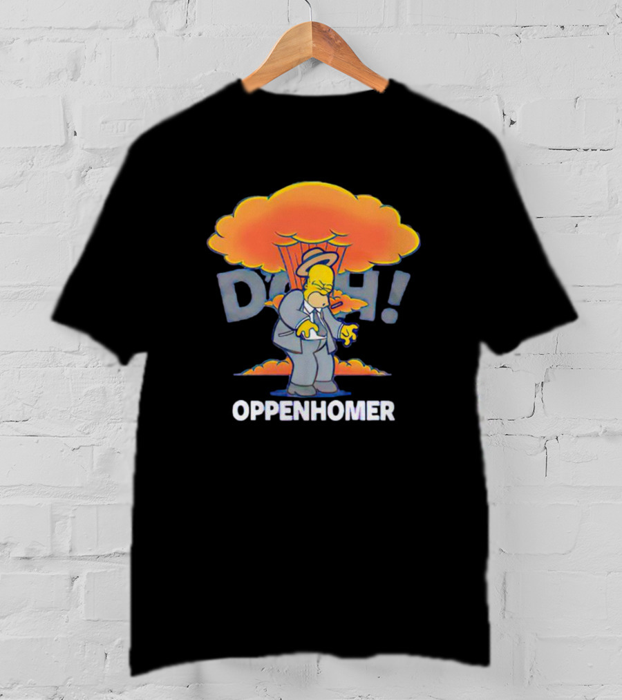 Homer Simpson D'oh Oppenhomer Explosion T-Shirt