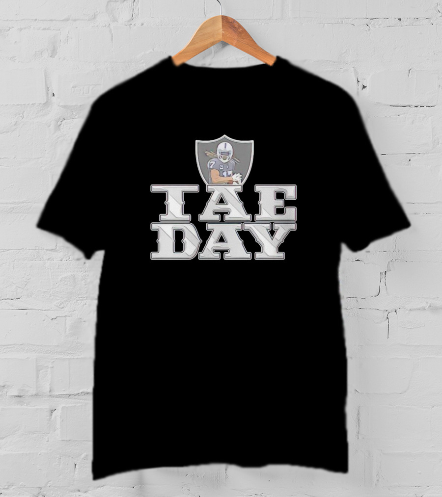 Las Vegas Raiders TAE DAY Davante Adams Football T-Shirt