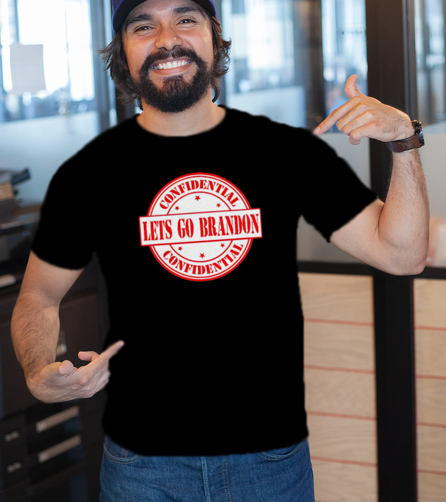 Let's Go Brandon Confidential Stamp T-Shirt
