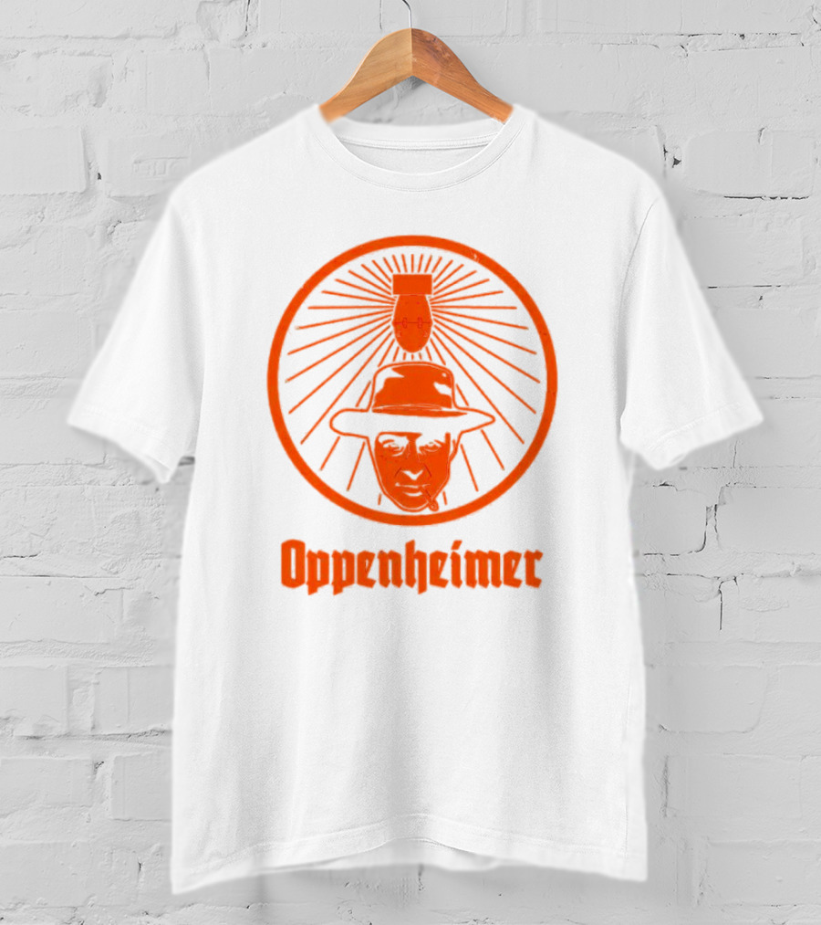 Oppenheimer Atom Meister Iconic Bomb Hat T-Shirt