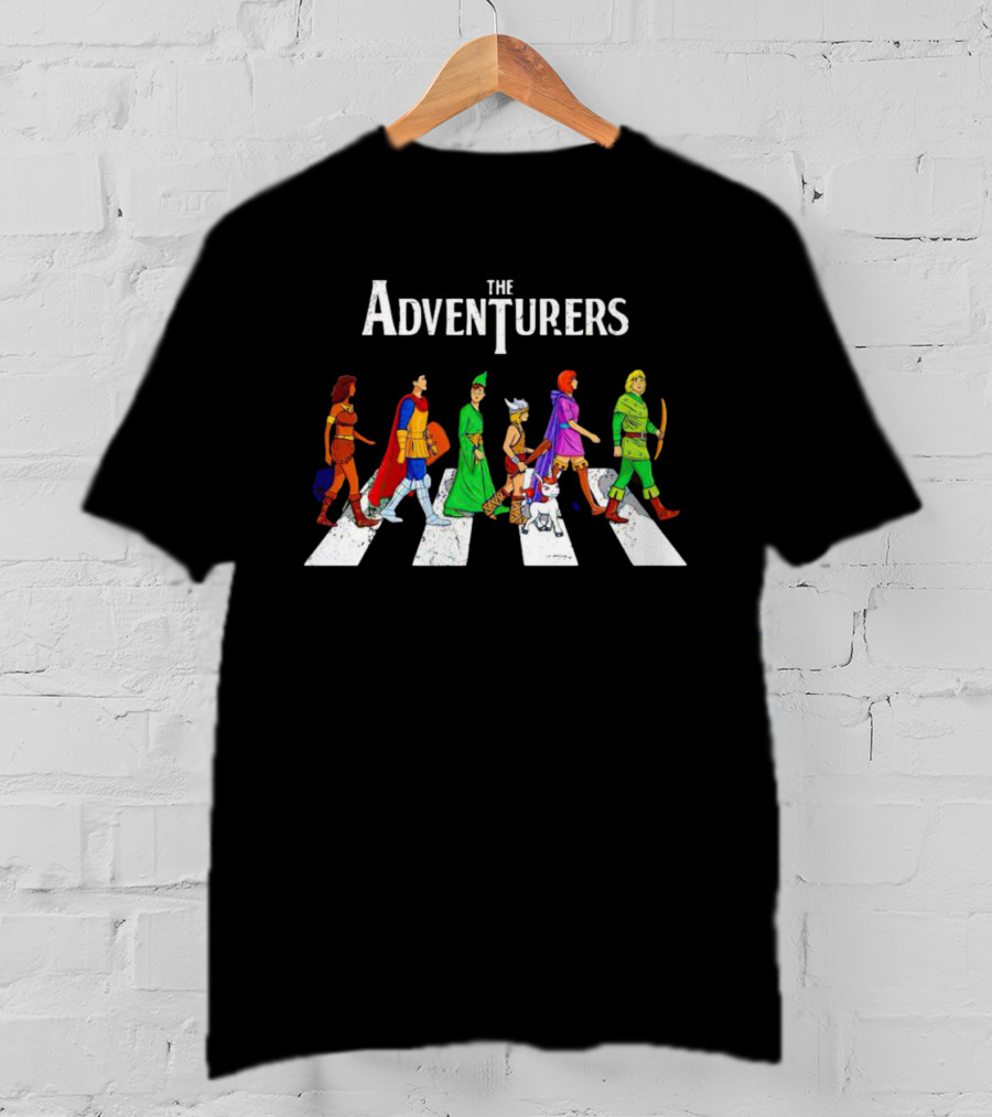 The Legend Of Zelda The Adventurers Abbey Road T-Shirt