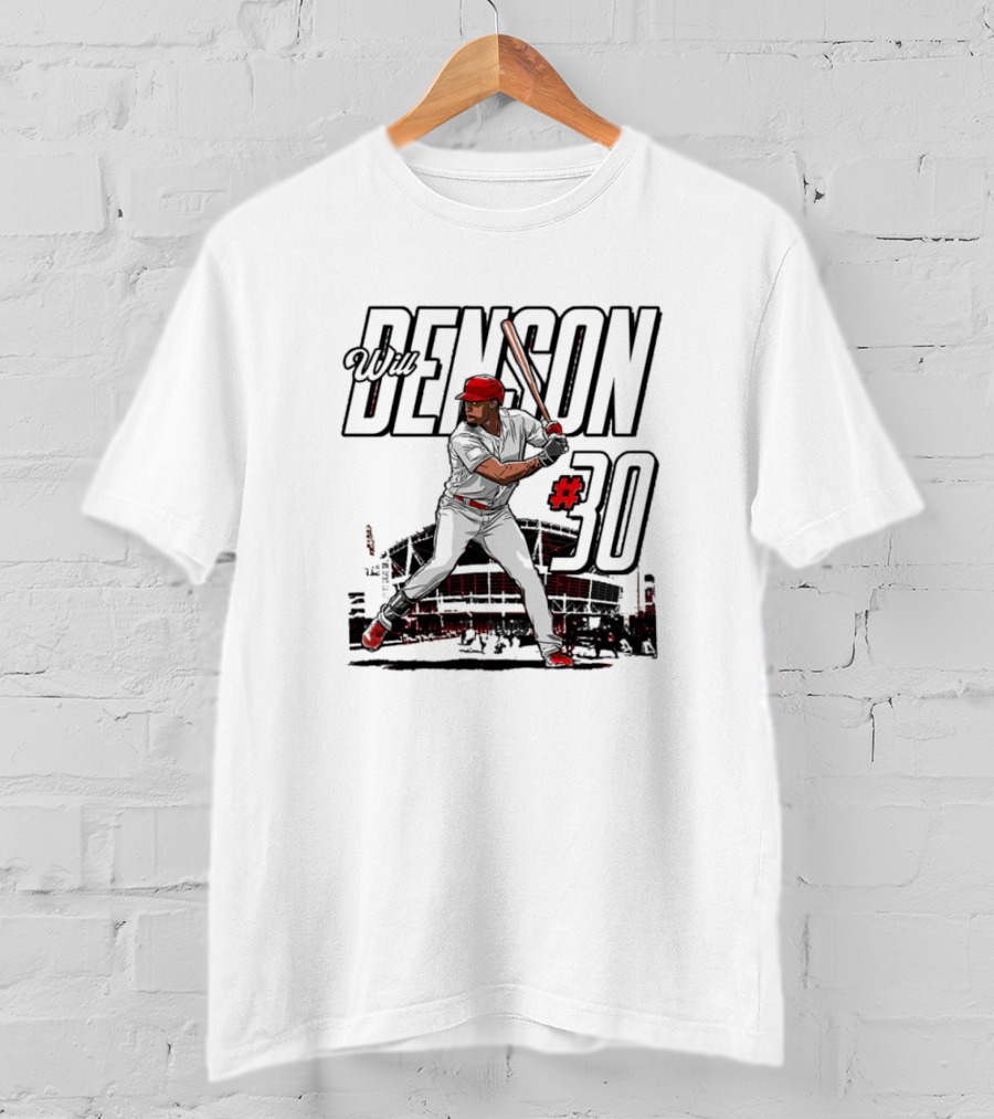Will Benson #30 Stadium Baseball Player T-Shirt