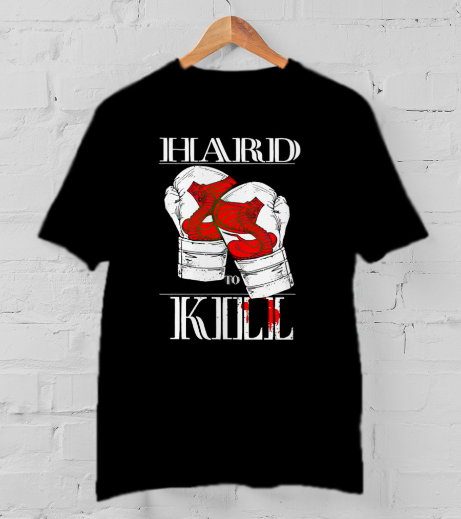 Hard To Kill Boxing Gloves With Red Cobra T-Shirt