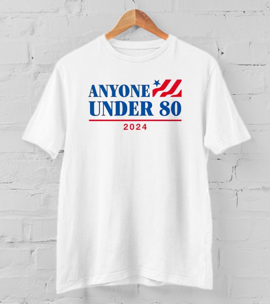Anyone Under 80 Star Stripes T-Shirt