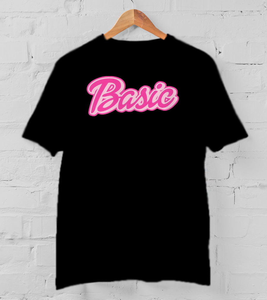 Basic Barbie Pink Script T-Shirt