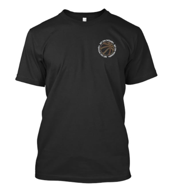 Bet On Women Basketball Circle Pocket T-Shirt