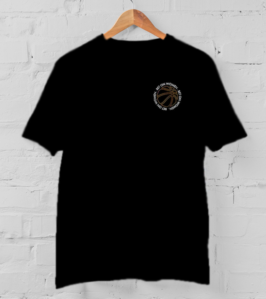 Bet On Women Basketball Circle Pocket T-Shirt