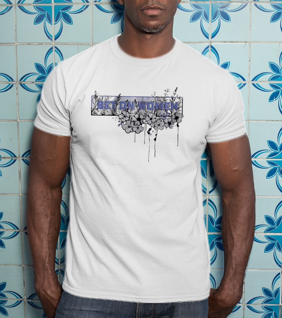 Bet On Women Floral Basketball Empowerment T-Shirt