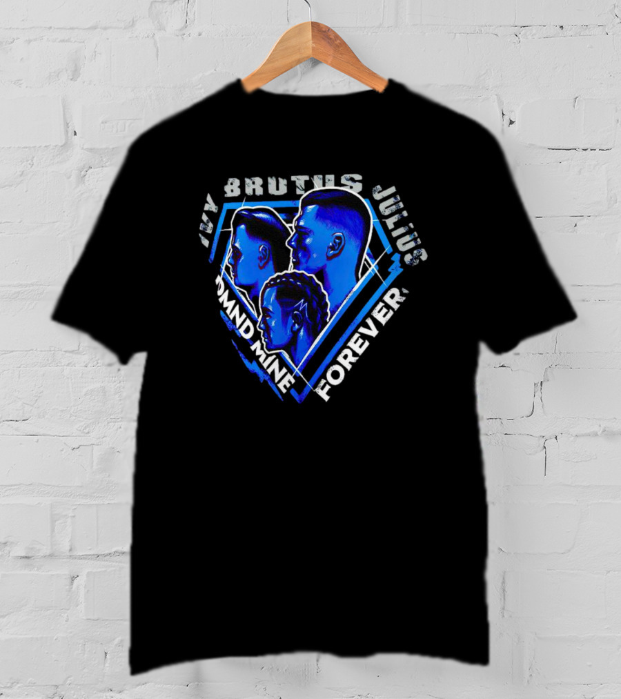 Ivy Brutus Julius Diamond Mine Forever Blue Portrait Trio T-Shirt