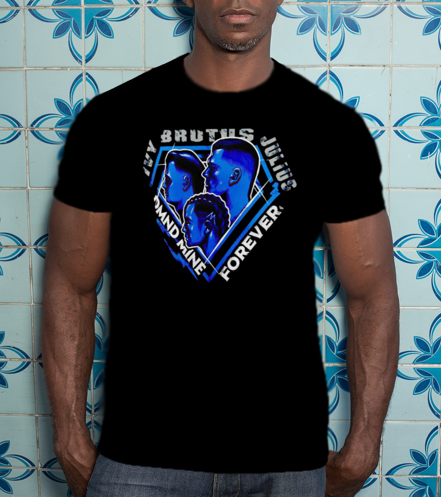 Ivy Brutus Julius Diamond Mine Forever Blue Portrait Trio T-Shirt