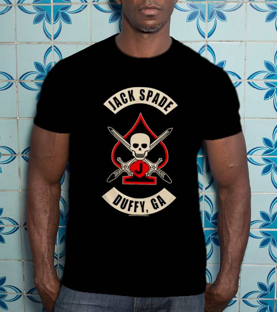 Jack Spade Duffy GA Skull Swords Spade T-Shirt
