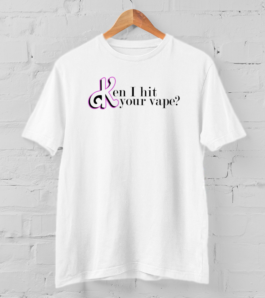 Ken I Hit Your Vape Iconic T-Shirt