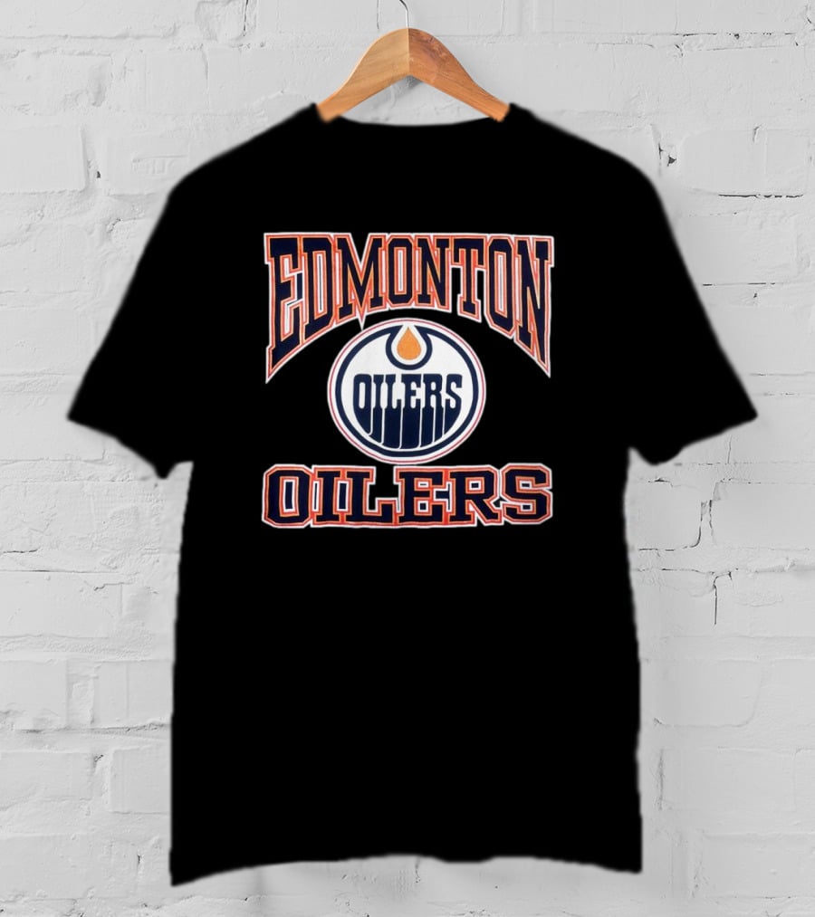 NHL Edmonton Oilers Vintage Logo Classic Team T-Shirt