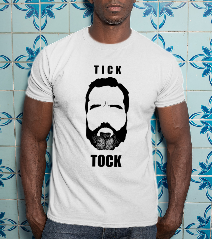 Tick Tock Jack Smith Beard Face T-Shirt