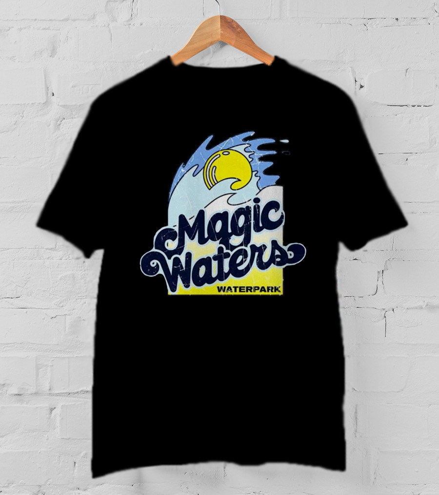 Magic Waters Waterpark Wave And Sun T-Shirt