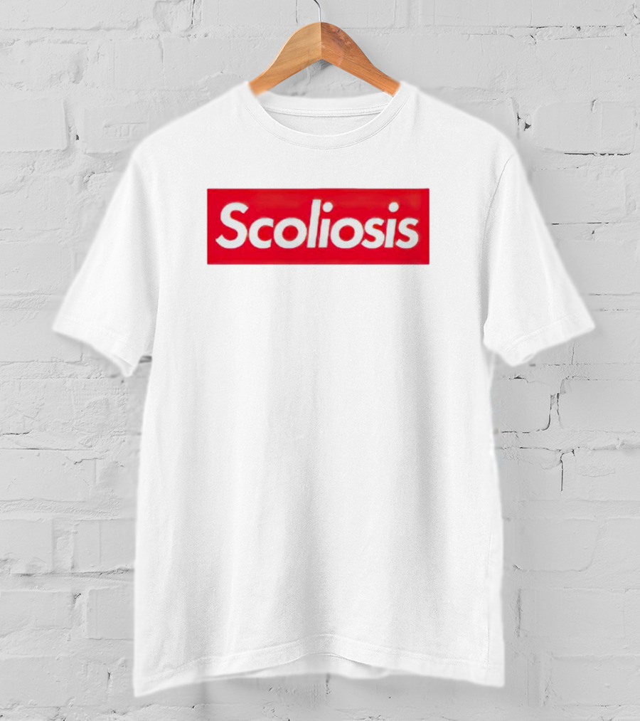 Scoliosis Red Box T-Shirt