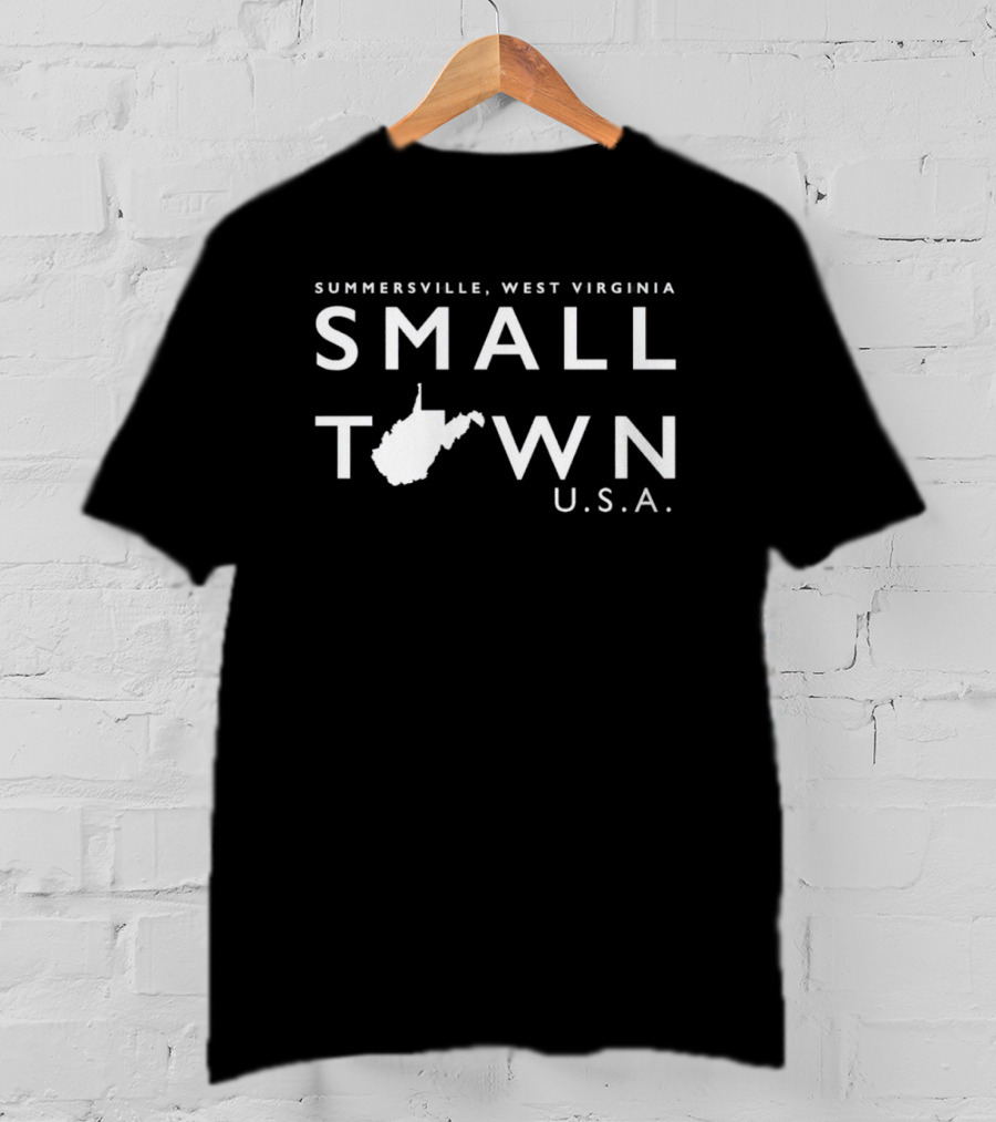 Summersville West Virginia Small Town USA U.S.A. Map T-Shirt