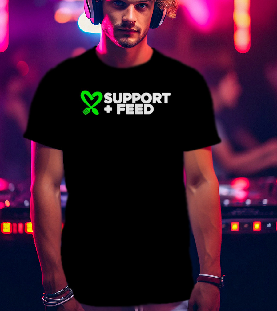 Support Plus Feed Heart T-Shirt