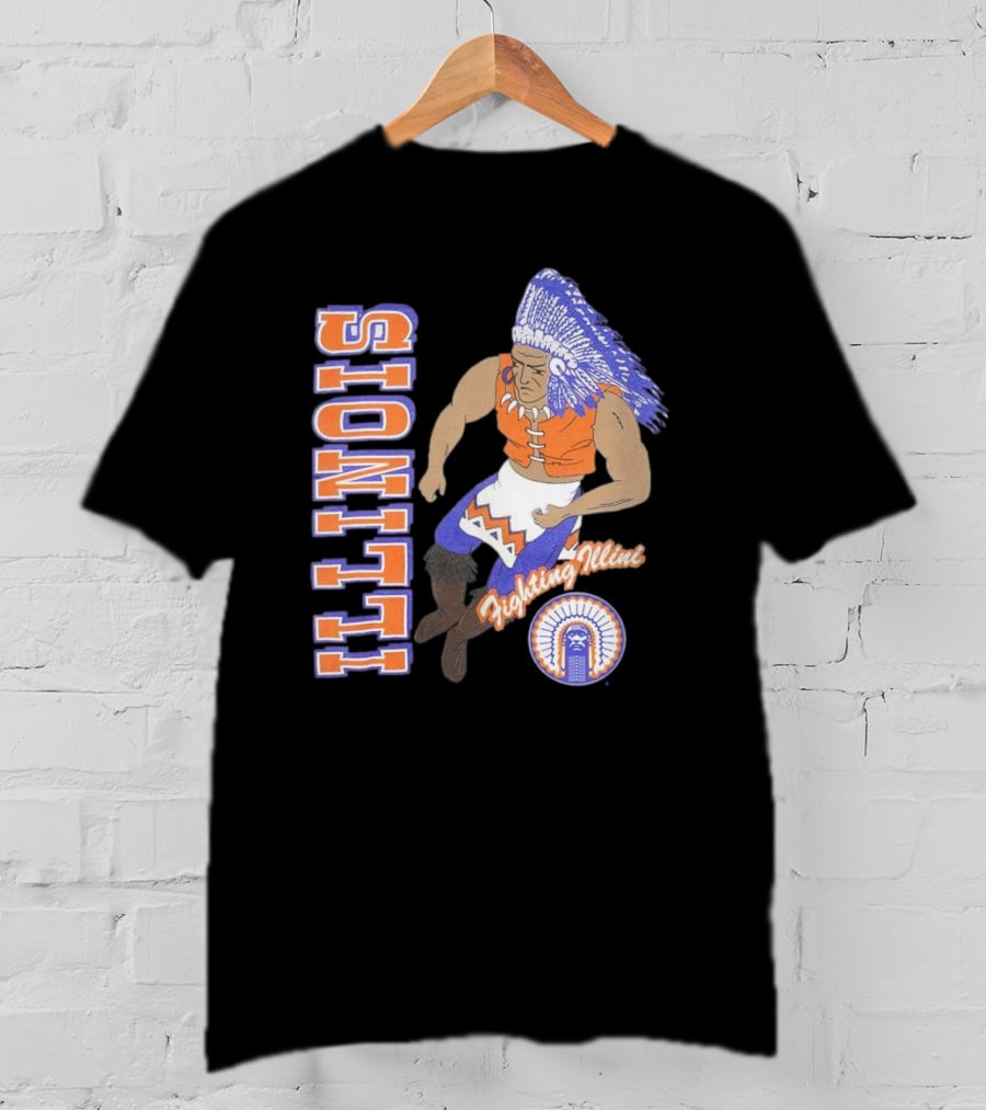 Illinois Fighting Illini Vintage Chief T-Shirt