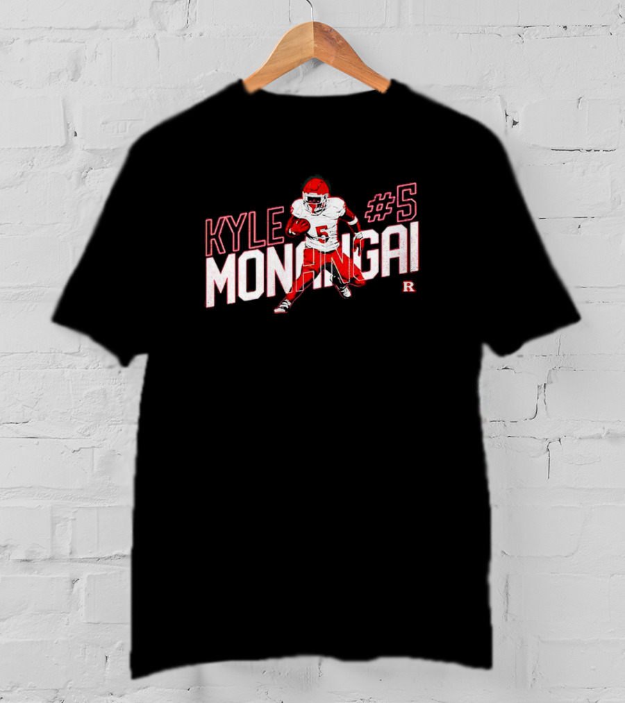Kyle Monangai #5 Football Caricature R T-Shirt