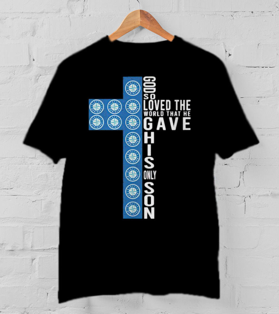 Mariners Cross God So Loved The World That He Gave His Only Son T-Shirt