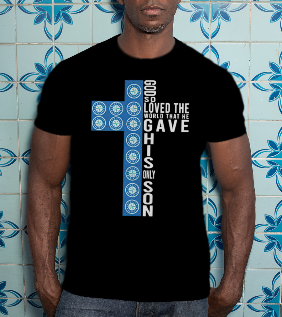 Mariners Cross God So Loved The World That He Gave His Only Son T-Shirt