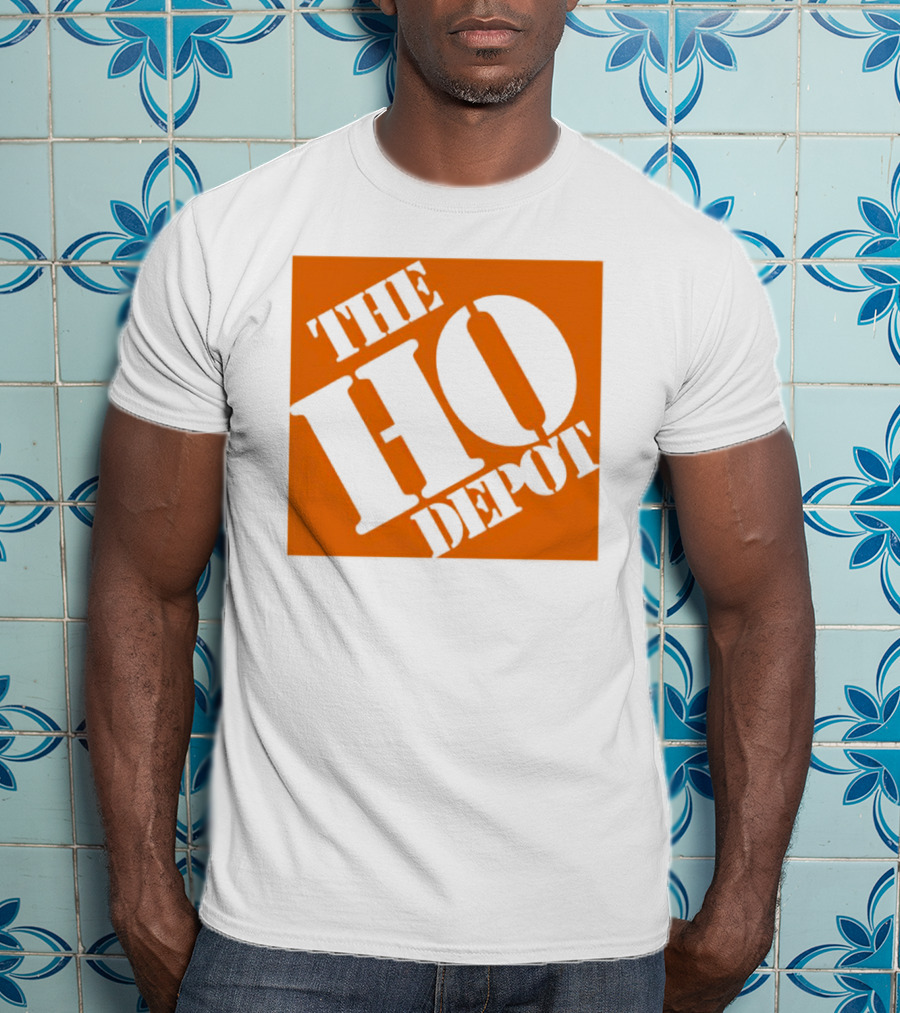 The Ho Depot Orange Square T-Shirt