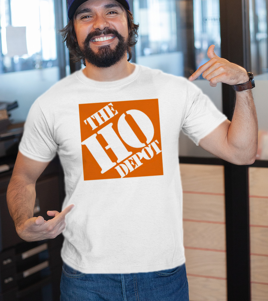 The Ho Depot Orange Square T-Shirt