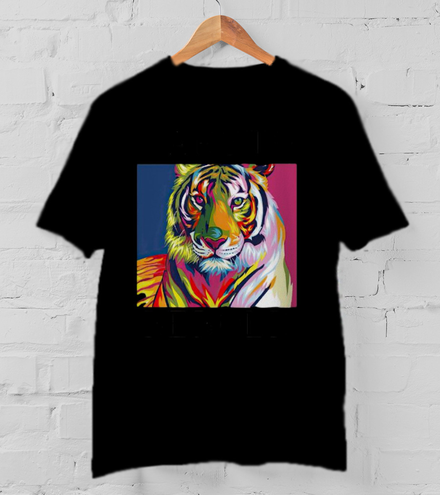 Dareto Be Bold Colorful Tiger T-Shirt
