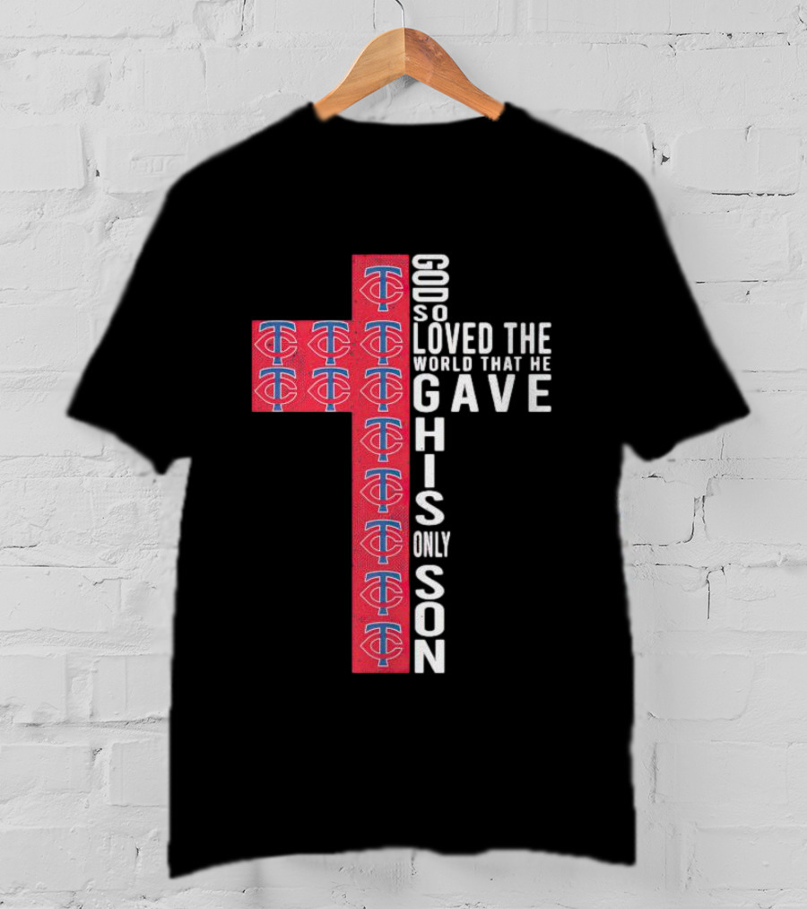 Twins God So Loved The World Cross With TC T-Shirt