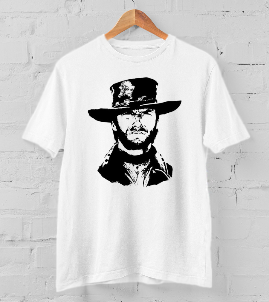 Clint Eastwood Western Hat Iconic T-Shirt