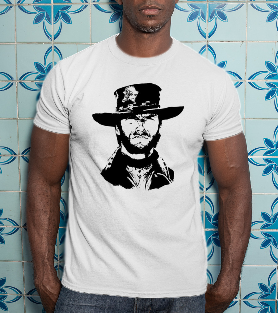 Clint Eastwood Western Hat Iconic T-Shirt