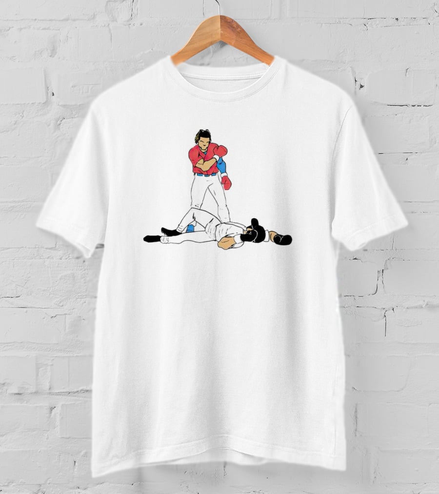 Down Goes Anderson Knockout Moment Boxing Scene T-Shirt