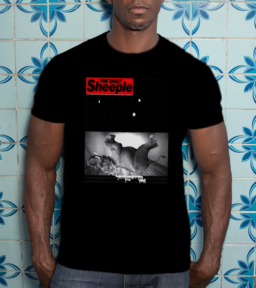 The Daily Sheeple Giant Elephant In The Room Dies Of Sudden Elephant Death Syndrome Free Insect Burger T-Shirt