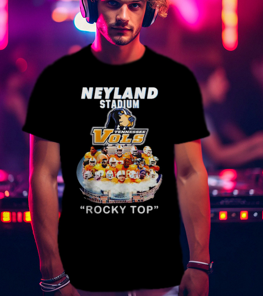 Neyland Stadium Tennessee Vols Rocky Top Football Team T-Shirt