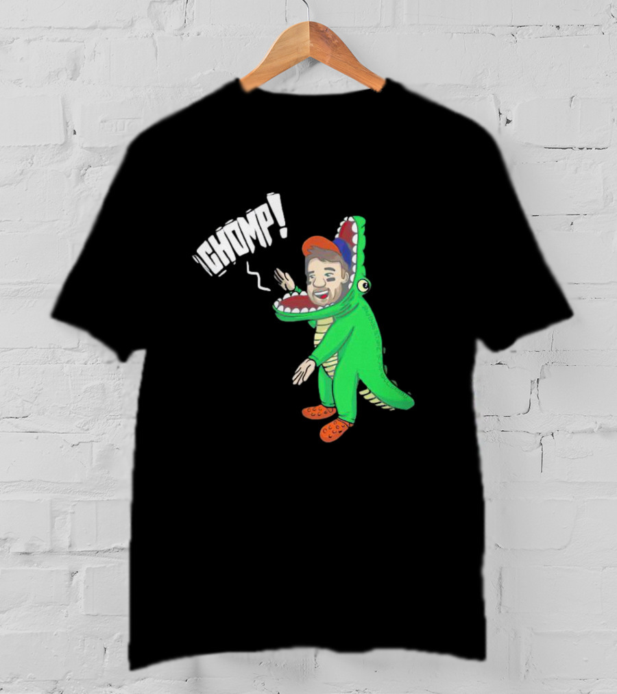Chomp Chas McCormick Crocodile Costume Character T-Shirt
