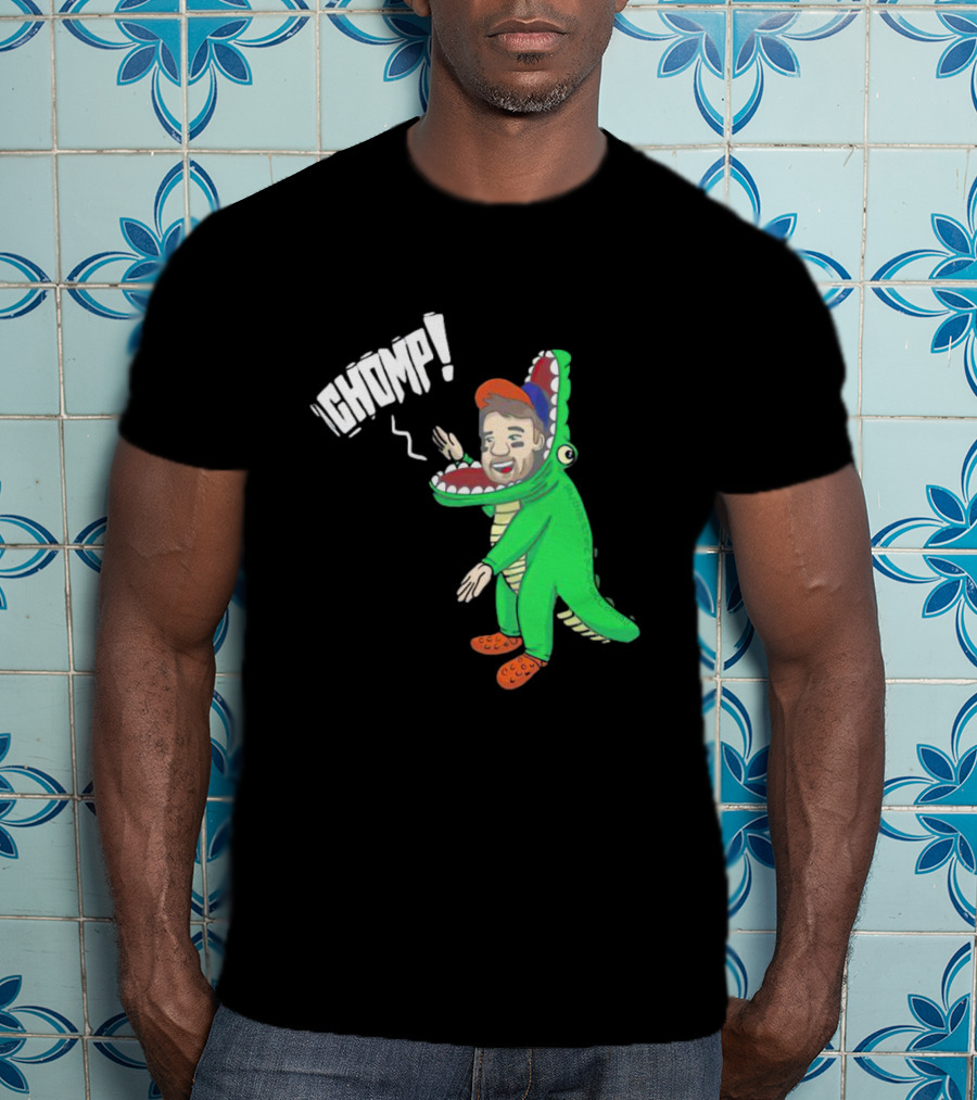 Chomp Chas McCormick Crocodile Costume Character T-Shirt