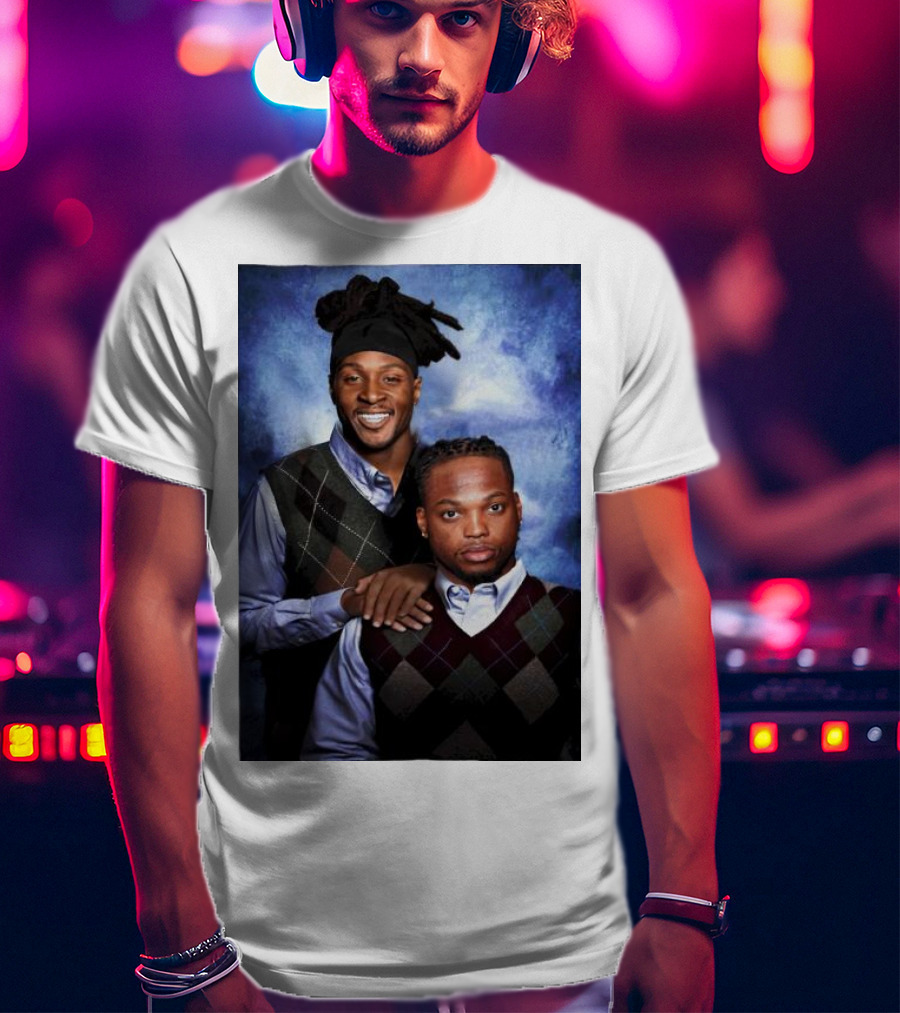 Tennessee Titans Derrick Henry DeAndre Hopkins Step Brothers Photo T-Shirt