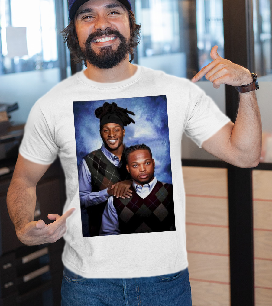 Tennessee Titans Derrick Henry DeAndre Hopkins Step Brothers Photo T-Shirt