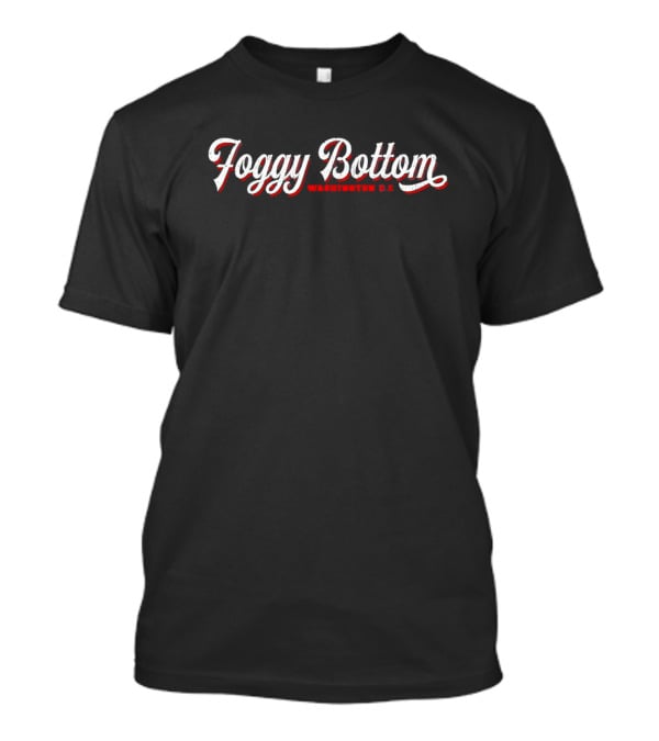 Foggy Bottom Washington D.C. Retro Script T-Shirt