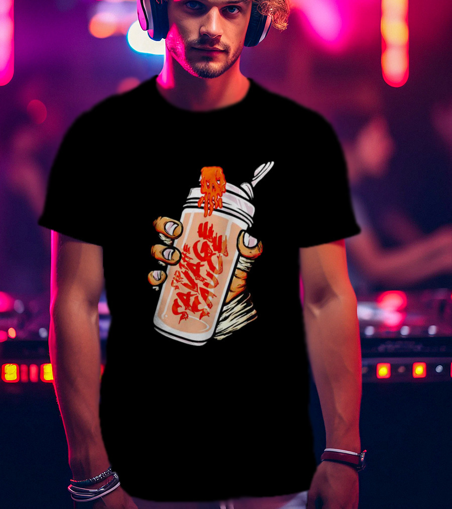 Iron Savages Consume Fiery Savage Sauce Bottle T-Shirt
