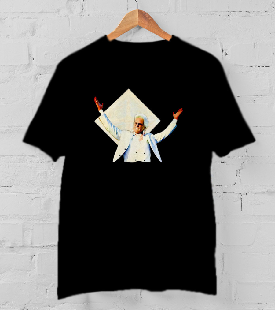 Uncle Baby Billy Raising Hands In White Suit Iconic T-Shirt