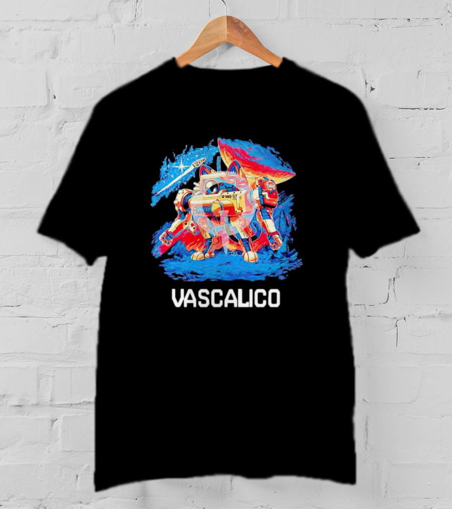 Vascalico Mech Cat Galaxy Adventure T-Shirt