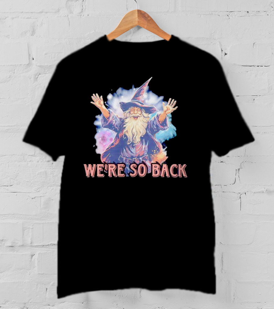 We're So Back Wizard Fantasy Magic Reunion T-Shirt