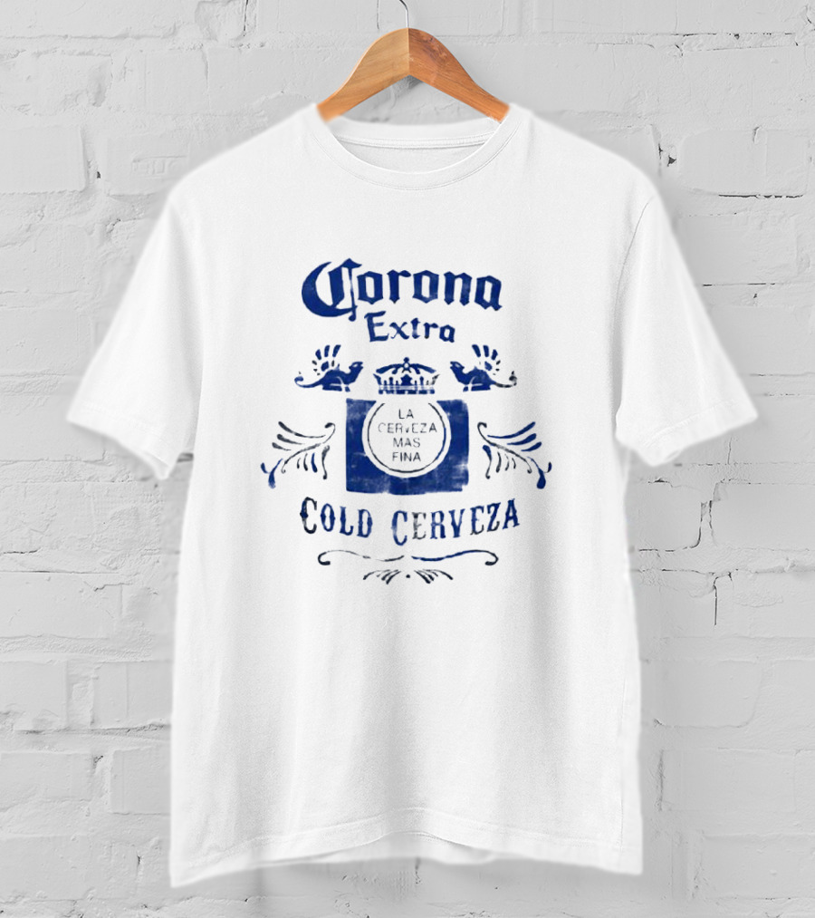 Corona Extra La Cerveza Mas Fina Cold Cerveza T-Shirt