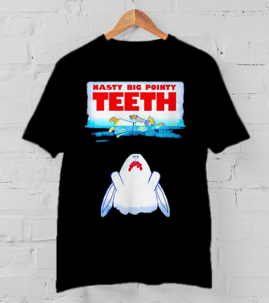 NASTY BIG POINTY TEETH Rabbit Parody With Knight T-Shirt