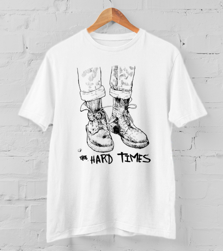 The Hard Times Boots Artwork By Dave Kloc T-Shirt