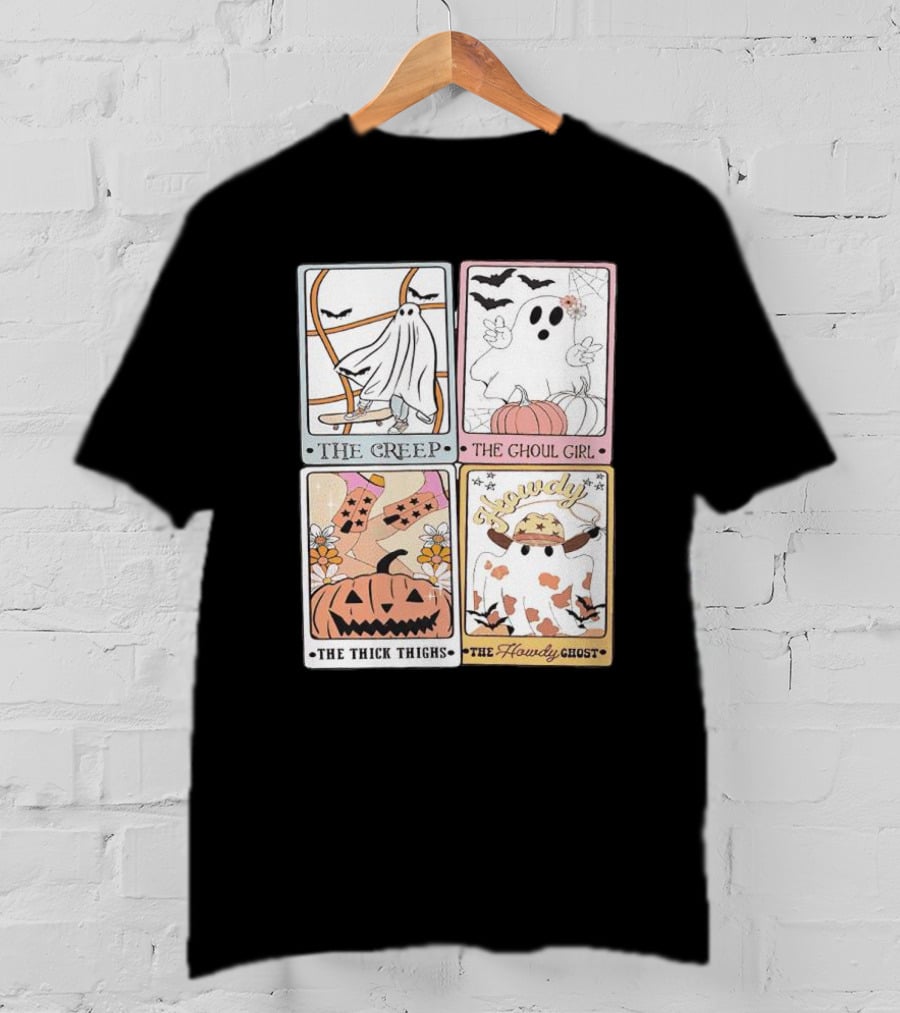 The Creep The Ghoul Girl The Thick Thighs The Howdy Ghost T-Shirt
